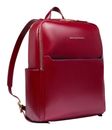 PIQUADRO Blue Square Backpack14" Two Compartments Red