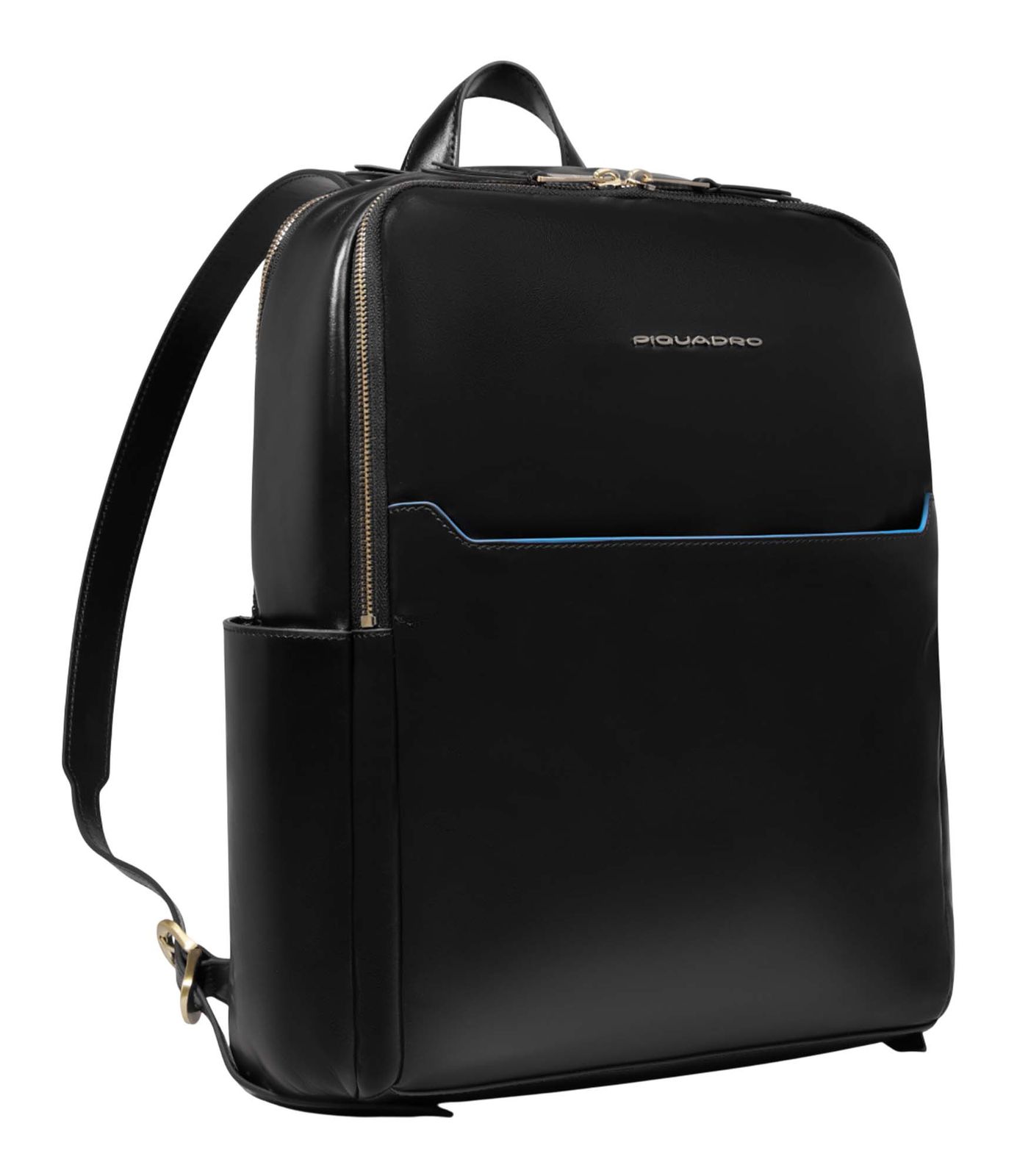 PIQUADRO Blue Square Backpack14" Two Compartments Black PIQUADRO Blue Square Backpack14" Two Compartments Black