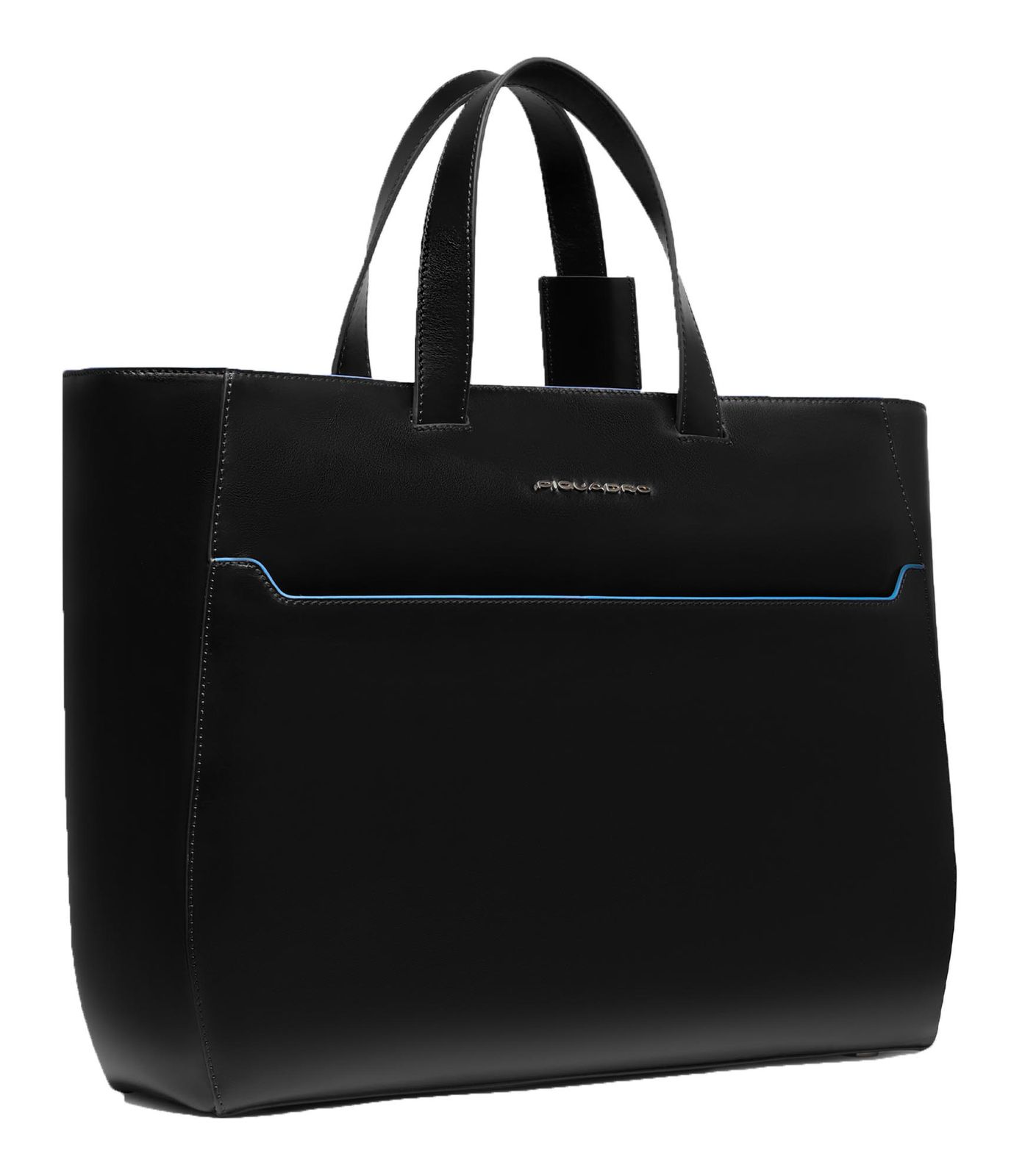 PIQUADRO Blue Square Shopping Bag 15,6" Black PIQUADRO Blue Square Shopping Bag 15,6" Black