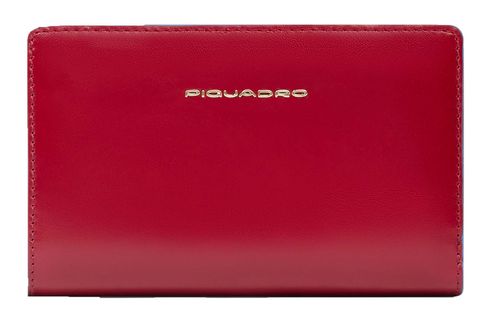PIQUADRO Blue Square Women´s Bifold Wallet RFID M Red