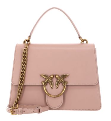 PINKO Love One Top Handle Classic Light M Cipria - Antique Gold PINKO Love One Top Handle Classic Light M Cipria - Antique Gold