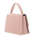 PINKO Love One Top Handle Classic Light M Cipria - Antique Gold