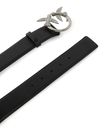 PINKO Love Berry H4 Belt W90 Black - Old Silver PINKO Love Berry H4 Belt W90 Black - Old Silver