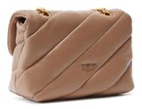 PINKO Love Puff Mini CL Sheep Nappa S Ginger Biscuit - Antique Gold