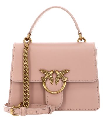 PINKO Love One Top Handle Mini Light S Cipria - Antique Gold