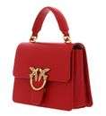 PINKO Love One Top Handle Mini Light S Red - Antique Gold PINKO Love One Top Handle Mini Light S Red - Antique Gold