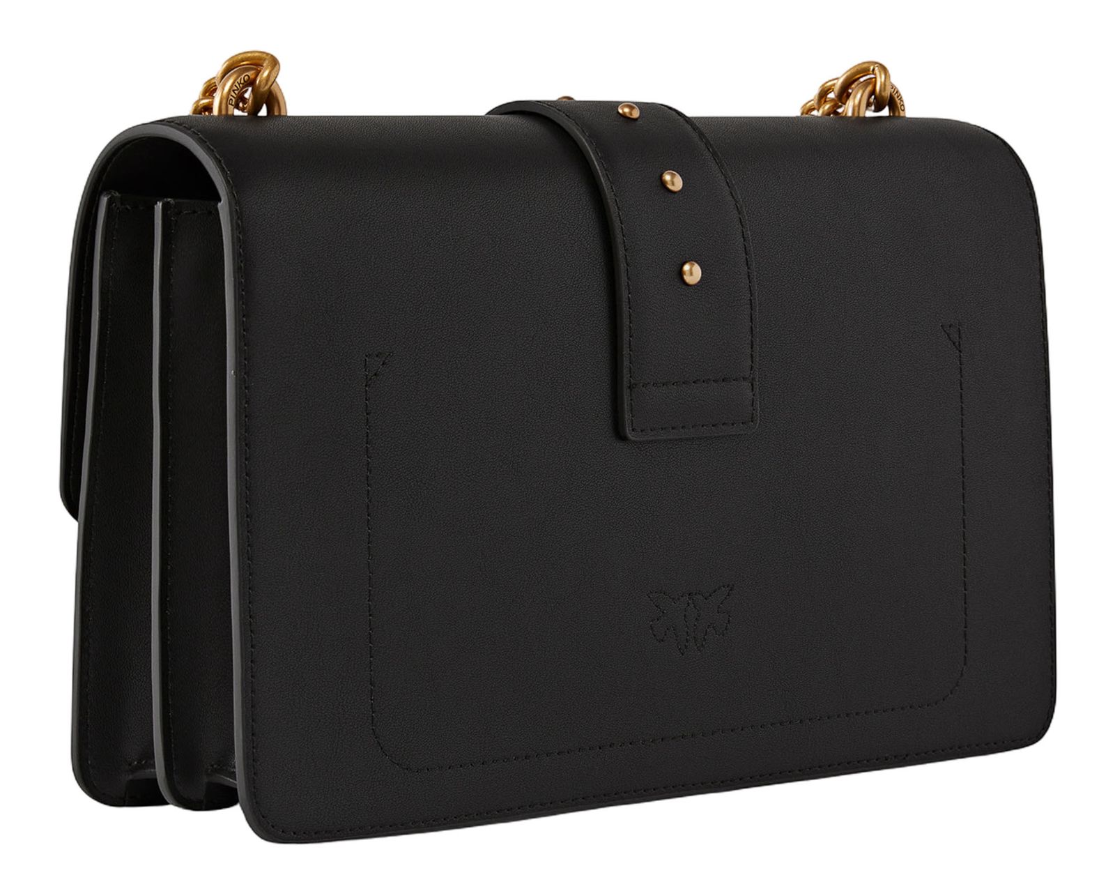 PINKO Love One Classic CL M Black - Antique Gold PINKO Love One Classic CL M Black - Antique Gold