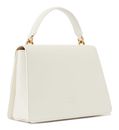 PINKO Love One Top Handle Classic Light M White - Antique Gold