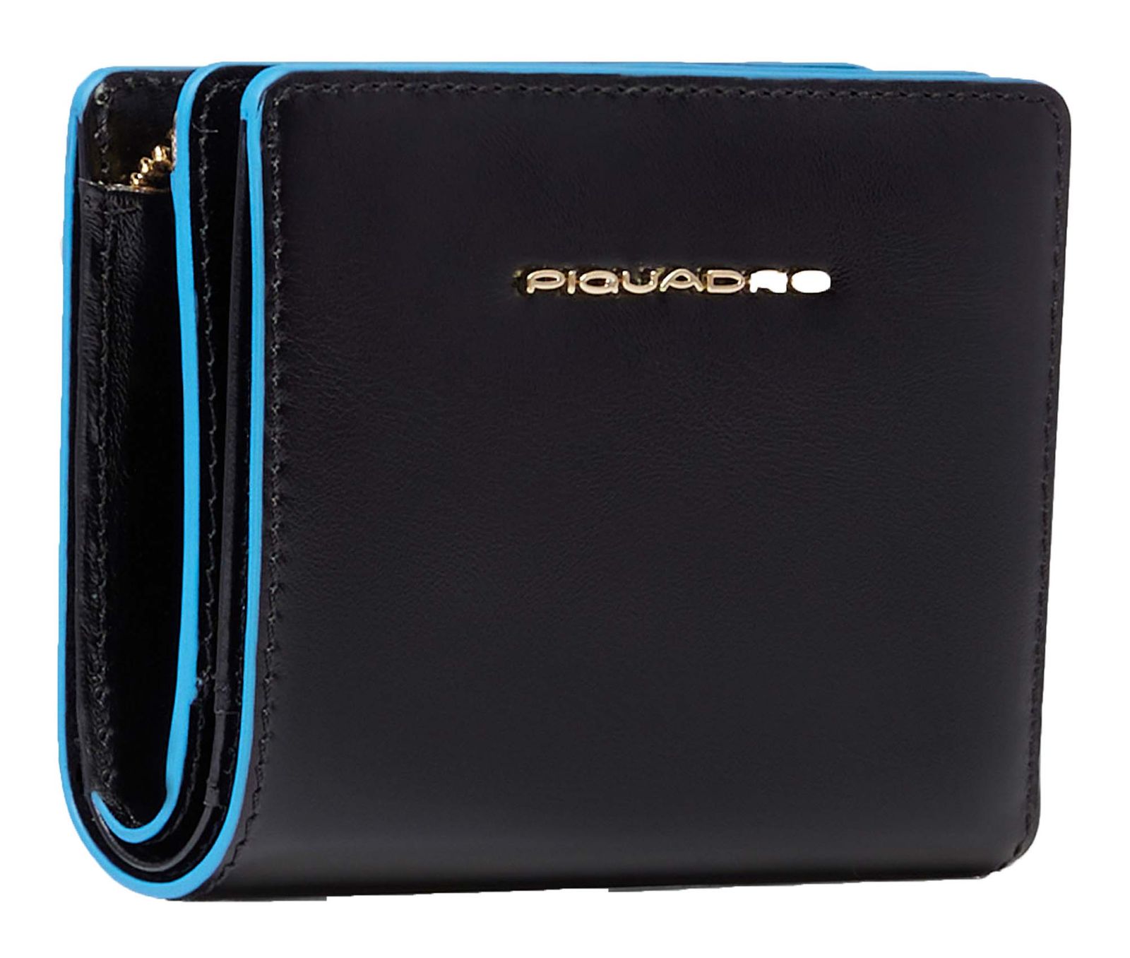 PIQUADRO Blue Square Women´s Bifold Wallet RFID S Black PIQUADRO Blue Square Women´s Bifold Wallet RFID S Black
