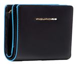 PIQUADRO Blue Square Women´s Bifold Wallet RFID S Black