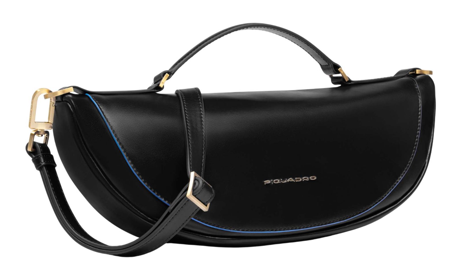 PIQUADRO Blue Square Bumbag Black PIQUADRO Blue Square Bumbag Black