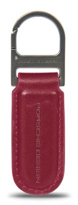 PORSCHE DESIGN Keyring Oval Carmine Red