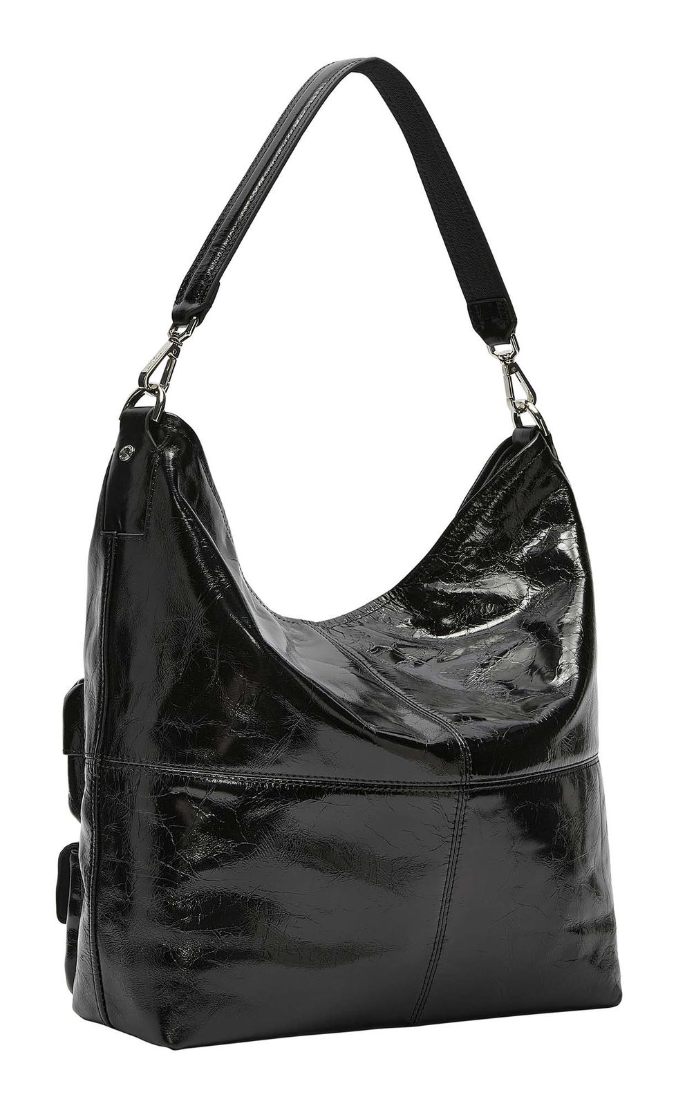 LIEBESKIND BERLIN LK 204 Archive Lack Distressed Hobo M Black LIEBESKIND BERLIN LK 204 Archive Lack Distressed Hobo M Black