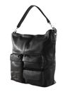 LIEBESKIND BERLIN LK 204 Archive 3D Leather Hobo M Black LIEBESKIND BERLIN LK 204 Archive 3D Leather Hobo M Black