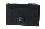 LACOSTE Nomogramme Zip Credit Card Holder Noir LACOSTE Nomogramme Zip Credit Card Holder Noir