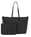 LACOSTE Shopping Bag Mono Noir Beige