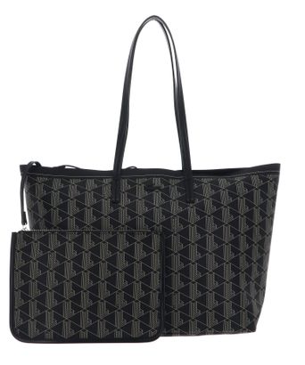 LACOSTE Shopping Bag L Mono Noir Beige