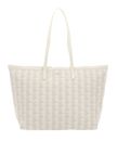 LACOSTE Shopping Bag L Mono Bone White Taupe