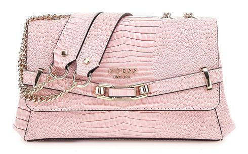 GUESS Silvye Convertible Xbody Flap Bag Peony
