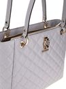 GUESS Bessey Noel Tote Lavendar Grey GUESS Bessey Noel Tote Lavendar Grey