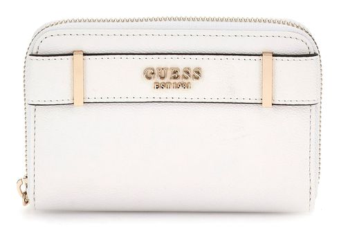 GUESS Anadela SLG Medium Zip Around Wallet White