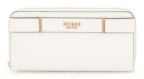 GUESS Anadela SLG Large Zip Around Wallet L White