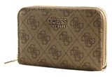 GUESS Brenton SLG Medium Zip Around Wallet M Latte Logo GUESS Brenton SLG Medium Zip Around Wallet M Latte Logo