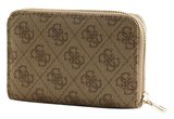 GUESS Brenton SLG Medium Zip Around Wallet M Latte Logo GUESS Brenton SLG Medium Zip Around Wallet M Latte Logo