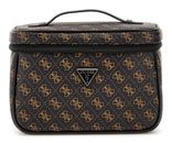 GUESS Jesco Travel Toiletry Train Case Brown GUESS Jesco Travel Toiletry Train Case Brown