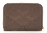GUESS Tamsin SLG Medium Zip Around Wallet Dark Taupe