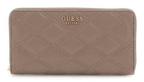 GUESS Tamsin Cheque Organizer Dark Taupe