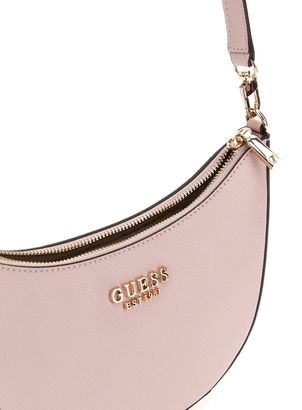 ショルダーバッグ・ポシェット Guess FEDANA Round Mini Top Shoulder Bag HP1A3A72 GUESS Fedana Mini Top Zip Shoulder Bag, Black: Handbags