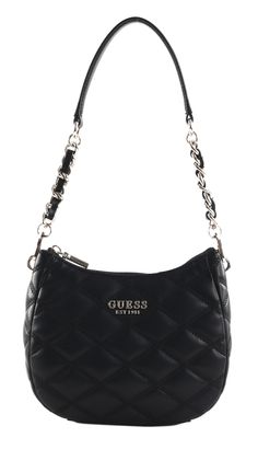 GUESS Tamsin Top Zip Shoulder Bag Black