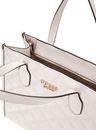 GUESS Tamsin 2 Compartment Tote Cream White GUESS Tamsin 2 Compartment Tote Cream White