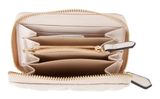 VALENTINO Petal Re Zip Around Wallet Ecru VALENTINO Petal Re Zip Around Wallet Ecru
