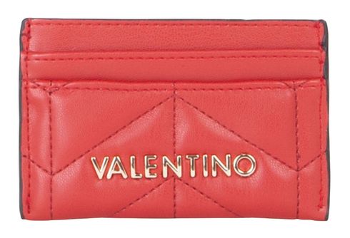 VALENTINO Petal Re Credit Card Case Rosso