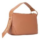 VALENTINO Peonies Re Shoulder Bag Cuoio