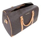 VALENTINO Lady Re Hand Duffer Bag Moro / Naturale