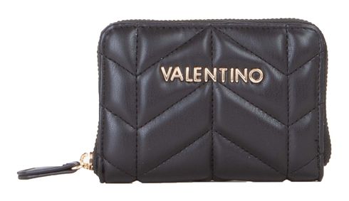 VALENTINO Petal Re Zip Around Wallet Nero