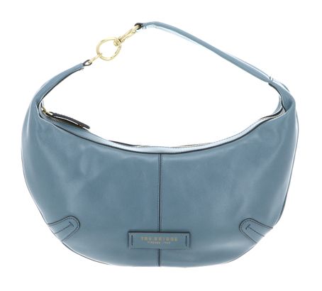 THE BRIDGE Flavia Hobo Bag M Baby Blu Oro