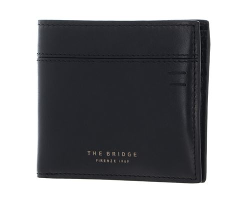 THE BRIDGE Giulio Man Card Case Nero Abb. Rutenio Scuro