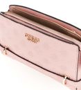 GUESS Zarela Mini Top Zip Crossbody XS Peony Logo