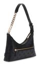 GUESS Zarela Top Zip Shoulder Bag Black Logo