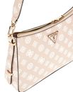 GUESS Eco Erica Top Zip Shoulder Bag Sand Logo GUESS Eco Erica Top Zip Shoulder Bag Sand Logo