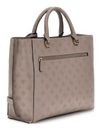 GUESS Zarela Girlfriend Tote Dark Taupe Logo GUESS Zarela Girlfriend Tote Dark Taupe Logo