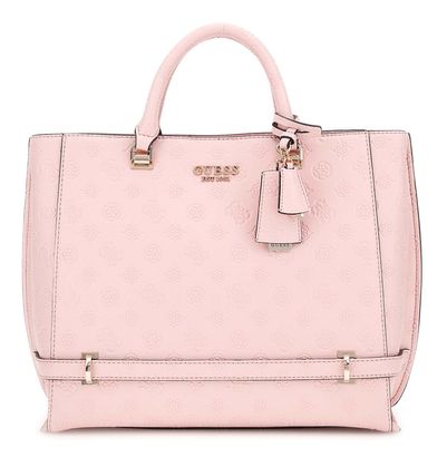 GUESS Zarela Girlfriend Tote Peony Logo