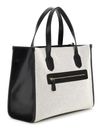 GUESS G Status Compartment Tote Natural / Black GUESS G Status Compartment Tote Natural / Black