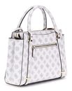 GUESS Eco Erica 2 Compartment Satchel White Logo GUESS Eco Erica 2 Compartment Satchel White Logo