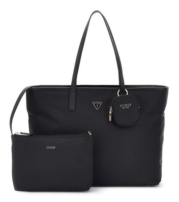 GUESS Eco Gemma Large Tech Tote Bag Black