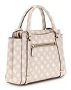 GUESS Eco Erica 2 Compartment Satchel Sand Logo GUESS Eco Erica 2 Compartment Satchel Sand Logo